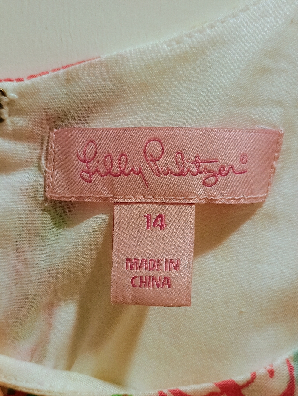 Lilly Pulitzer Delia Patchwork Dress - Sleeveless With Lace up Side Detail - Picture 4 of 4
